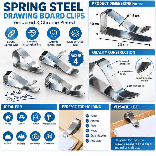 Draftsman drawing board clips - drawing,