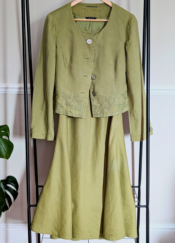Planet women green linen 2 - green,