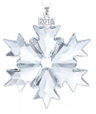 NIB Swarovski Annual Edition 2018 Christmas Ornament Snowflake Large #5301575