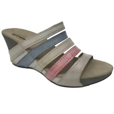 Romika Ladies Slip On High Heel Platofrm Open Toe Wedges Shoes Holiday Size 7 41