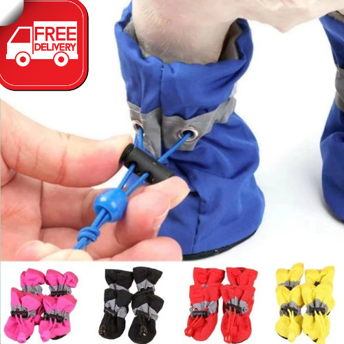4pcs waterproof dog shoes - dog,