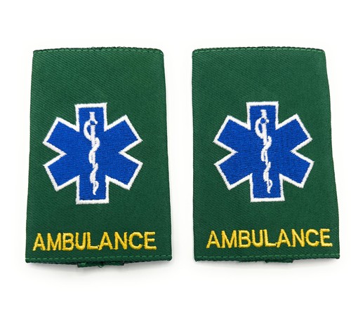 Epaulettes green ambulance - green,