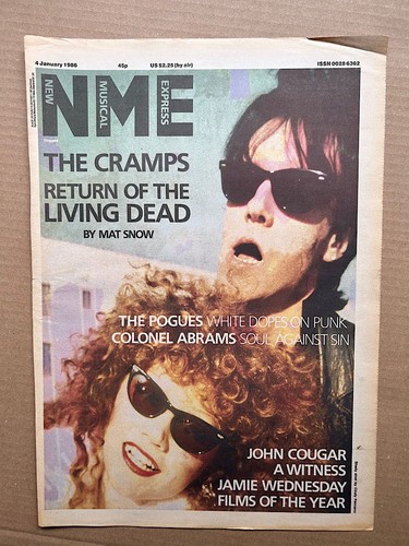 Cramps 1986 nme cover - 1986,