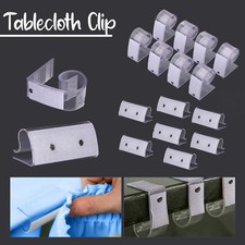 Table Cloth Clips 12pcs Tablecloth Cover Plastic Holder Garden for Table Skirt