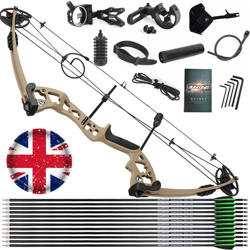 Compound bow carbon arrow set - bow,