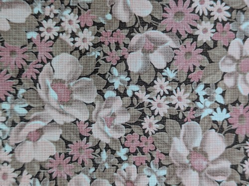 Rare vintage 1970s - vintage, floral