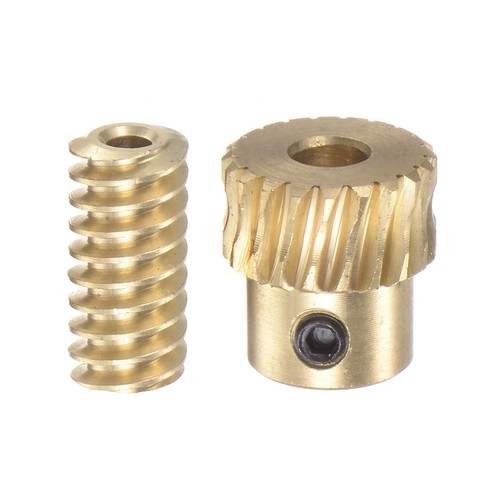 Brass worm gear - worm, wheel