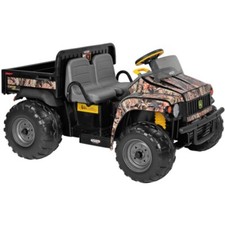 PEG-PEREGO Kids John Deere Ride On CAMO Electric Gator Battery Children 12v