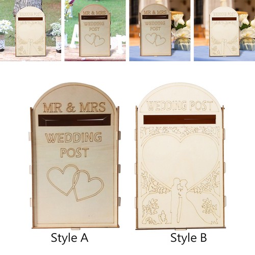 Wedding card box mail - mail,