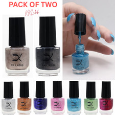 2x Metallic Nail Polish 60