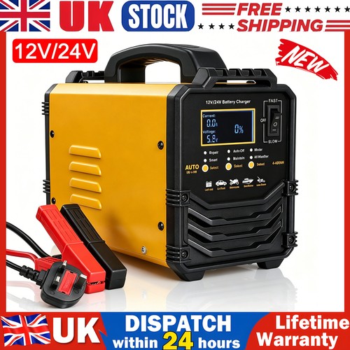 Heavy duty car battery charger - heavy,