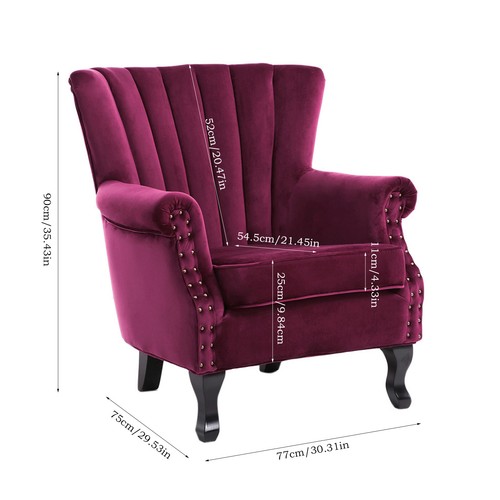 Chesterfield velvet armchair - chesterfield,