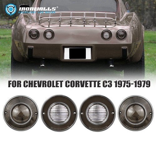 4pcs smoke rear tail light - rear,