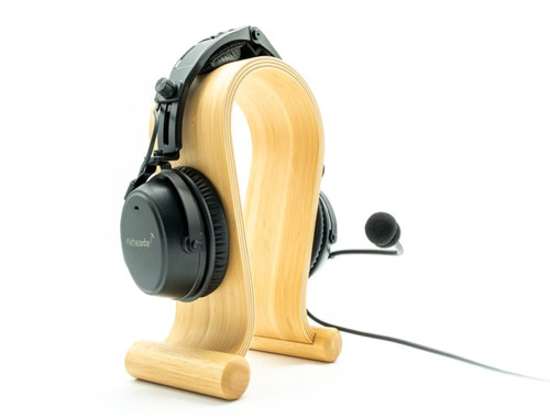 Aviation headset with clamp - headset,