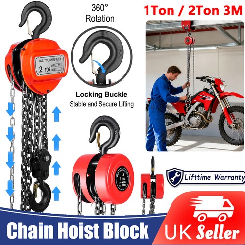 Chain hoist block and tackle - chain,