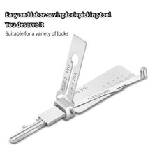 Stainless Steel Key Repair Tool SS001 Decoder Picking Hook for Perfect Key Match