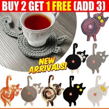 Coasters For Drinks Holder Cat