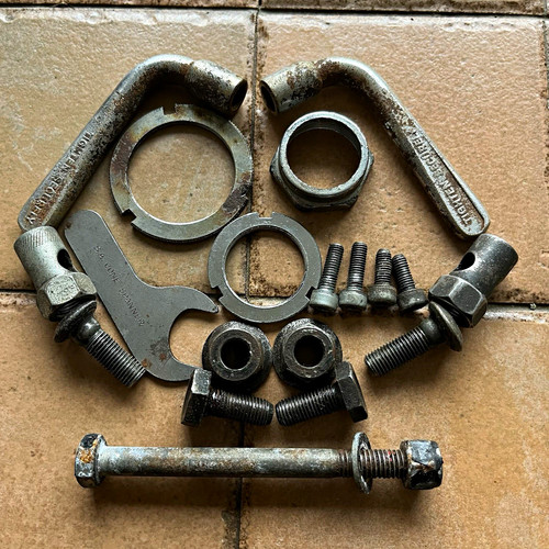 Vintage bicycle parts - vintage, bundle