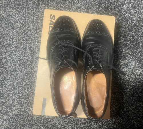 Cheaney black brogues size - , 8