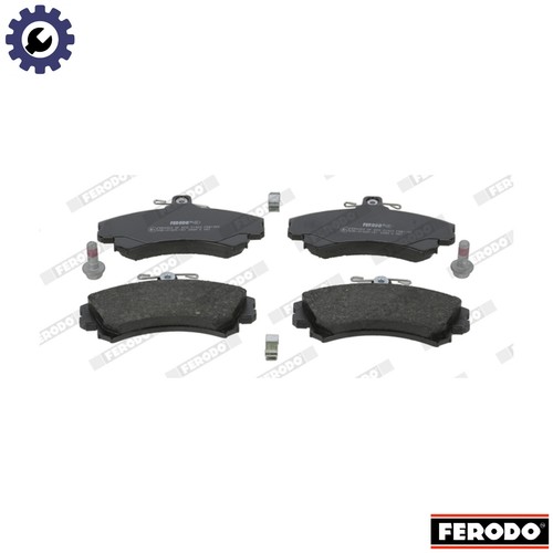 Brake pad set disc - set,