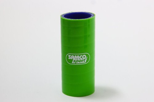 Samco green hose and clip - and,