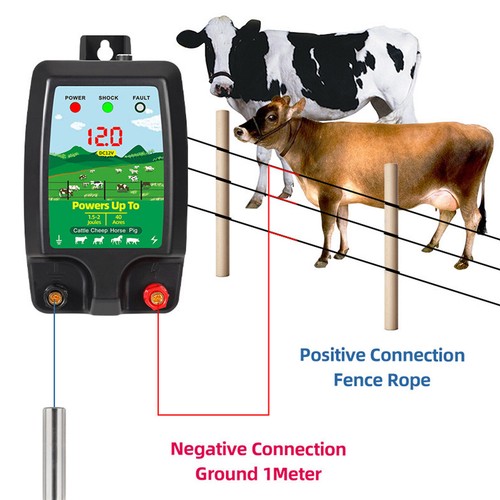 Electric fence energiser 12v - electric,