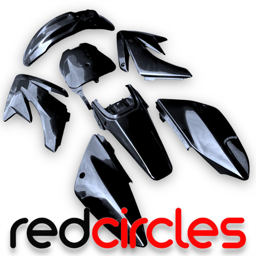 Black crf70 style pit bike - black,