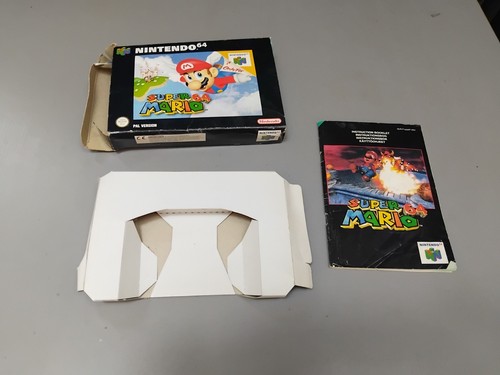 Super mario box manual and - super,