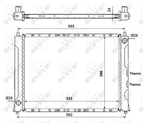 Nrf radiator for rover - for,