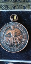 Vintage 1950 WOMAN'S OWN HANDICRAFTS MEDAL in Original Box 