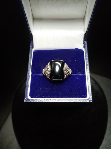 Vintage sterling silver onyx - vintage,