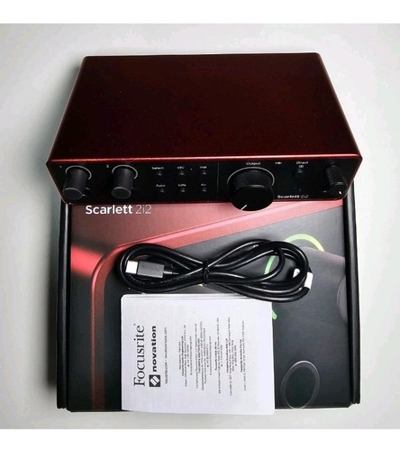Focusrite scarlett 2i2 4th gen - focusrite,