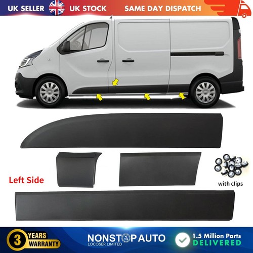 Pcs side moulding panel trim - side,