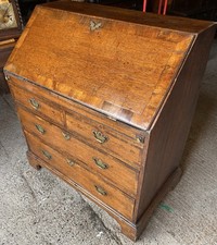 18 Th Century Oak Bureau /Desk