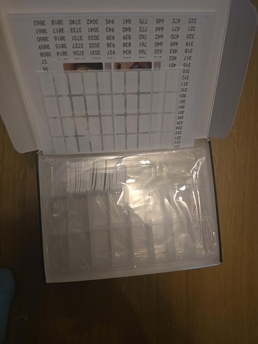 Embroidery floss organiser box - floss,
