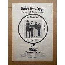 BUZZCOCKS EVER FALLEN IN LOVE WITH SOMEONE POSTER SIZED original PUNK music pres