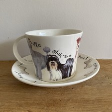 2002 Roy Kirkham 'Walkies' Large Breakfast Cup & Saucer Set Bone China - 400ml