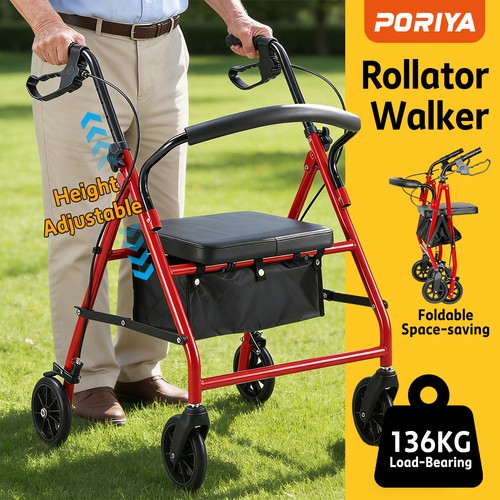Poriya wheel rollator walker - 4,