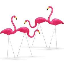 Garden Flamingo Pair Ornaments