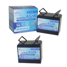 2 X DC Power 85AH AGM Battery