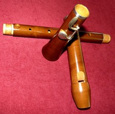 Moeck Tenor Recorder Maple, Double Hole, Flap, German Handles, rich sound!