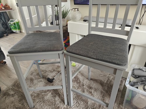 Pair barstool chairs - barstool,