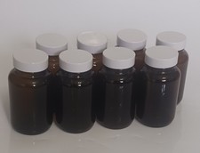 8x Glass Amber Medical/lab
