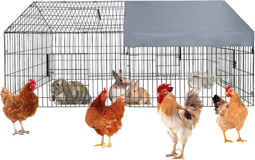 Garveehome large metal chicken - metal,