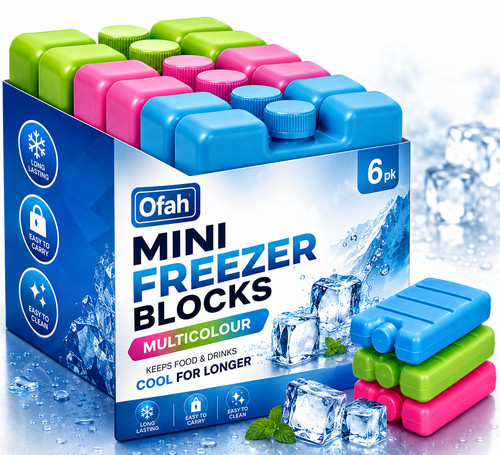Pack mini freezer blocks - of, 4