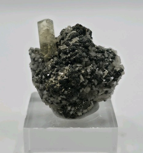 Calcite - calcite, (double