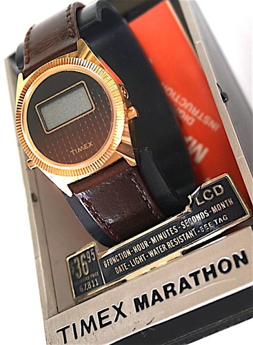 Rare timex marathon lcd 70s - rare,