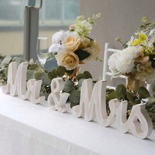 Mr and Mrs Wooden Sign | Top