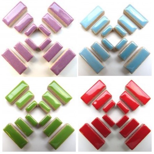 Rectangle ceramic mosaic - mosaic, tiles
