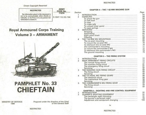 Chieftain fv4201 tank training - chieftain,